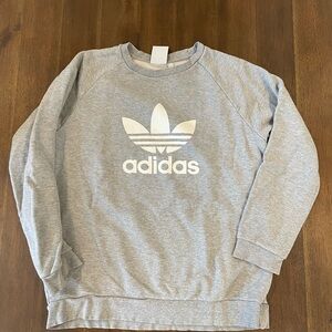 Adidas Gray Men's Sweatshirt large